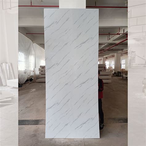 High Glossy UV Marble Grain PVC Wall Panels Sheet For Ceiling China