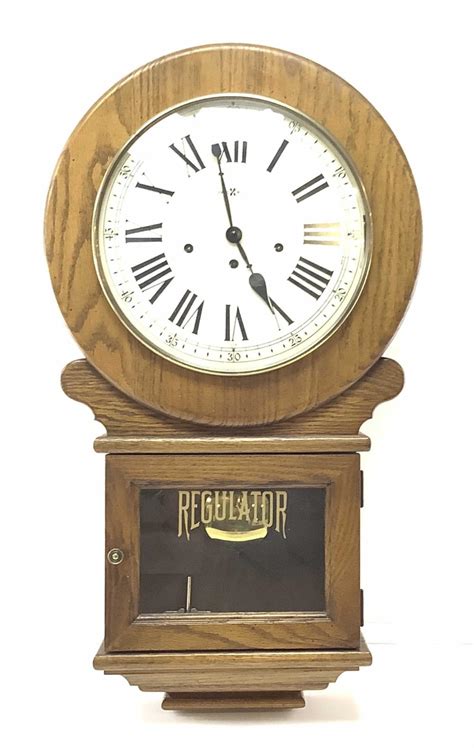 Sold At Auction Howard Miller Regulator Wall Clock