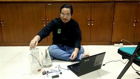 Pengendalian Volume Air Pada Tangki Menggunakan Sensor Ultrasonik Dan Modul Arduino Uno Youtube