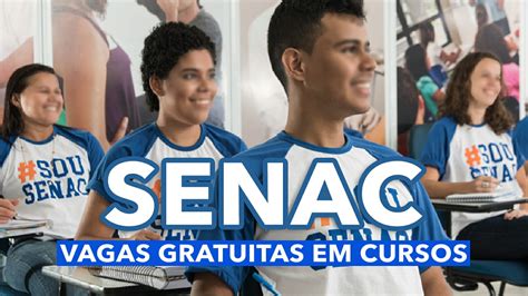 SENAC reúne 3 mil vagas gratuitas em cursos de qualificação no modelo