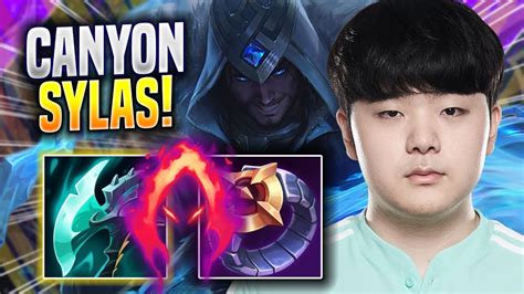 CANYON IS SO GOOD WITH SYLAS DK Canyon Plays Sylas JUNGLE Vs Wukong