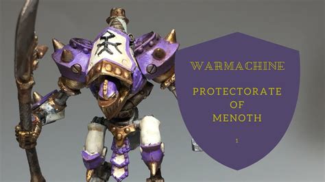 Painting A Warmachine Protectorate Of Menoth Warjack Youtube