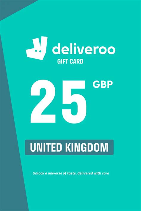 Buy Deliveroo 25 GBP Gift Card (United Kingdom) - Digital Key