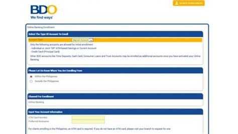 Bdo Online Banking How To Register And User Details 2024