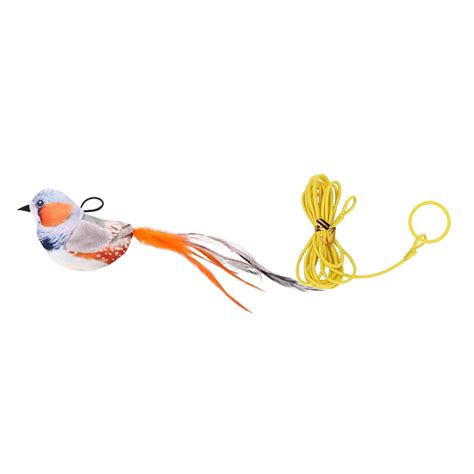 Gdfun Cat Toys Hanging Bird Retractable Cat Teaser Toy Vivid Chirping