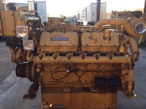 High Hour Runner Caterpillar 3412 Dit 540hp Diesel Marine Engine Item