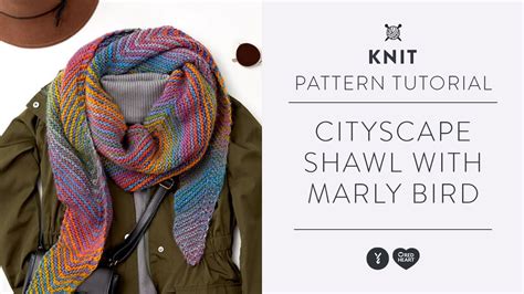 Beginner Knit Shawl How To Tutorial Step By Step With Marly Bird