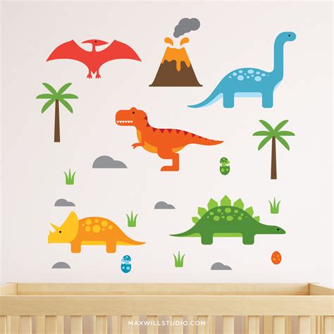 Dinosaur Wall Decals – Maxwill Studio