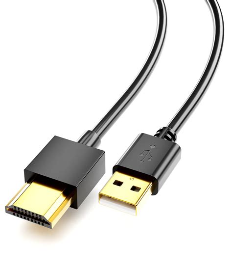 Snllmzi Usb To Hdmi Cord Cable 1m 33ft Usb 20 Male To Hdmi Male Charger Cable