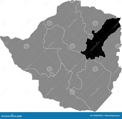 Bulawayo Province Republic Of Zimbabwe, Provinces Of Zimbabwe Map ...