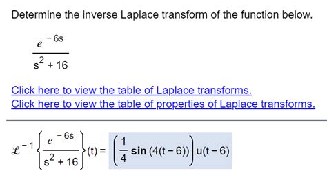 Solved Determine The Inverse Laplace Transform Of The Chegg