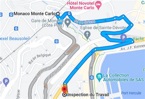 Inspection du travail Monaco Adresse contact téléphone courrier e