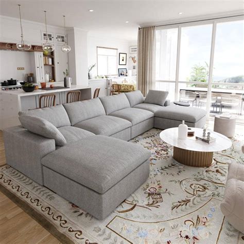 100 Inch Sectional Sofa | Baci Living Room