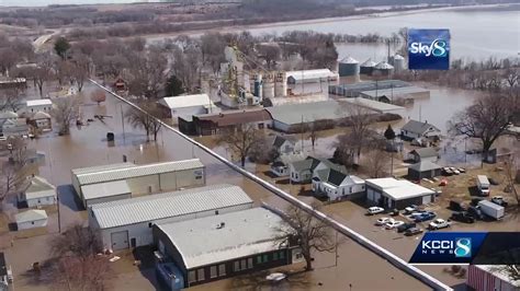 Historic Flooding Devastates Iowa Nebraska Youtube