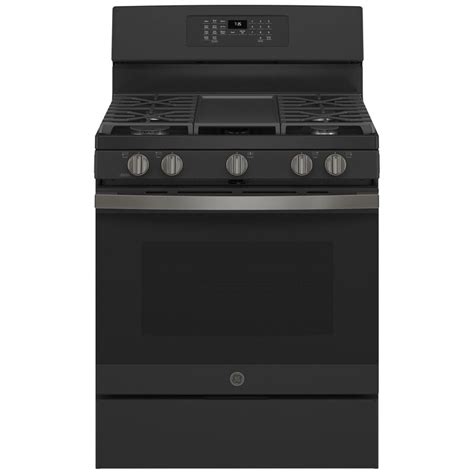 Ge 30 Freestanding Gas Range With 5 Sealed Burners Griddle 50 Cu