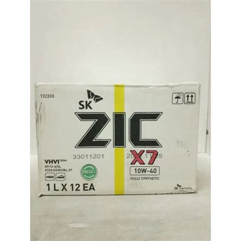 ZIC X7 10W 40 DSL FULLY SYNTHETIC 1 BOX 12 LITERS Lazada PH