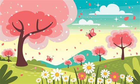 Spring Season Design With Flowers 13474244 Vector Art at Vecteezy