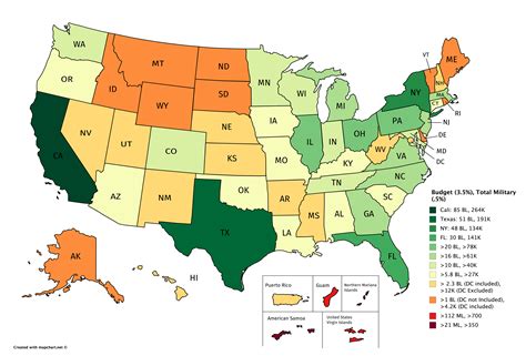 Map Of Us States And Territories