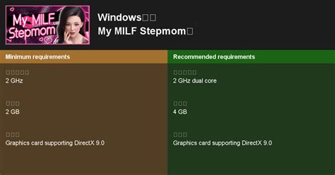 My MILF Stepmom系统需求 是否能执行