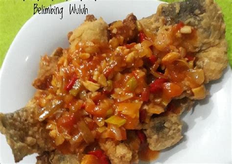 Resep Gurame Krispy Saus Asam Manis Belimbing Wuluh Oleh Mey S Cila