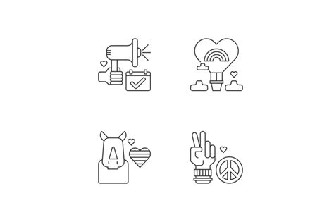Free Gay Marriege Pixel Perfect Linear Icons Set By Bsd Studio TheHungryJPEG