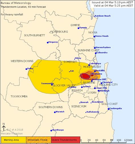 Bureau Of Meteorology Queensland On Twitter Severe Thunderstorm