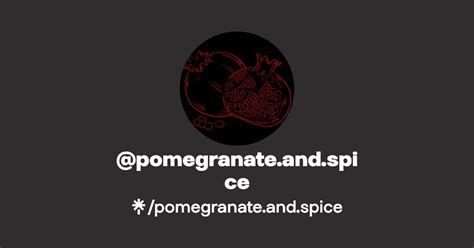 Pomegranate And Spice Instagram Facebook TikTok Linktree