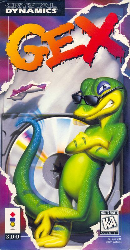 Gex (1995) box cover art - MobyGames