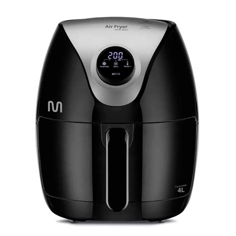 Fritadeira El Trica Air Fryer Multilaser Sem Leo Litros Digital V