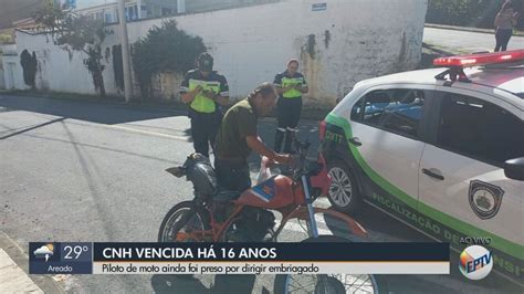 Homem Preso Por Pilotar Moto Embriagado Em Po Os De Caldas Cnh