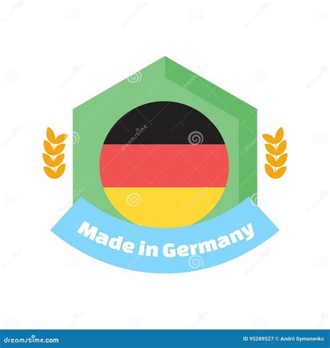 Made in Germany Label or Badge. Made in Germany Logo Stock Vector - Illustration of background ...