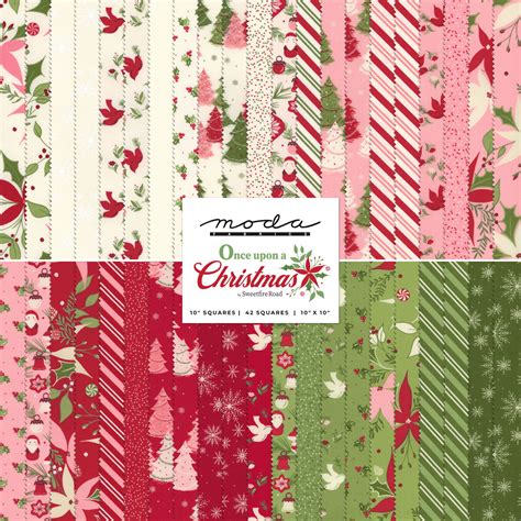 Once Upon A Christmas Layer Cake By Sweetfire Road For Moda Fabrics