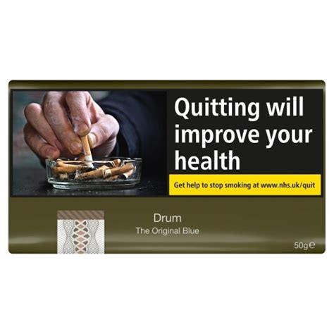 Drum Tobacco Original Blue 50g Tesco Groceries