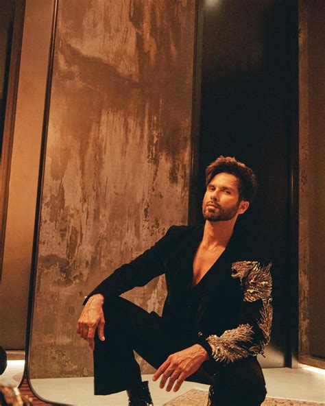 In Photos Shahid Kapoor Channels His Inner Black Panther In A Chic Tuxedo