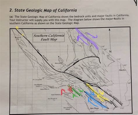 Solved 4 Garlock Fault Find The Garlock Fault In Southern