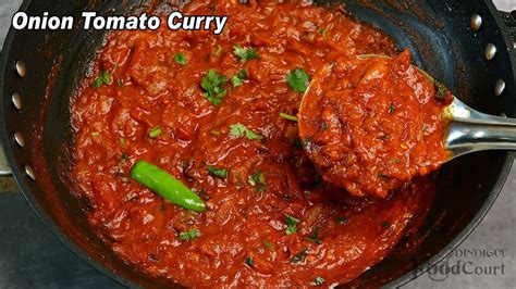 Simple Tasty Onion Tomato Curry Side Dish For Chapati Rice Onion