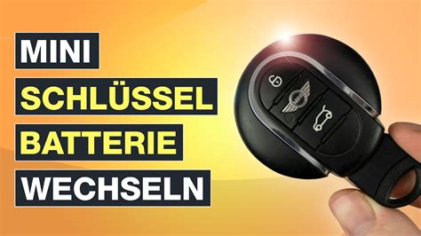 MINI Schlüssel Batterie wechseln Batterie tauschen am MINI