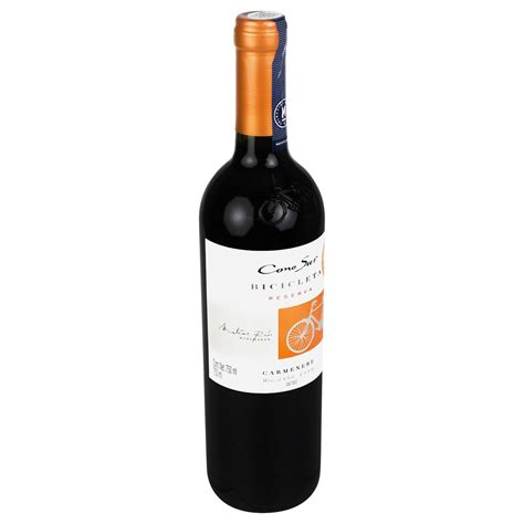 Vino Tinto Cono Sur Bicicleta Carmenere de 750 ml Chile