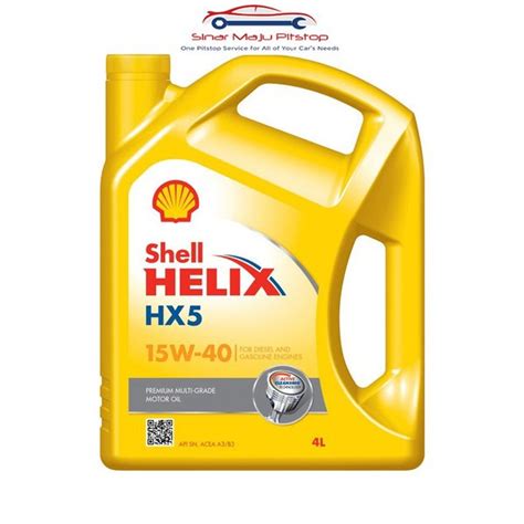 Jual Oli Shell Galon Kuning Pelumas Mobil Original Shell Helix Hx5