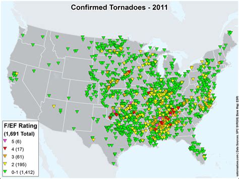 Historical Tornado Tracker Map - Lidia Ottilie