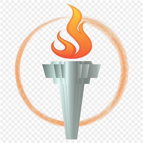 Icono De Antorcha De Metal PNG Iconos De Metal Iconos De Antorcha