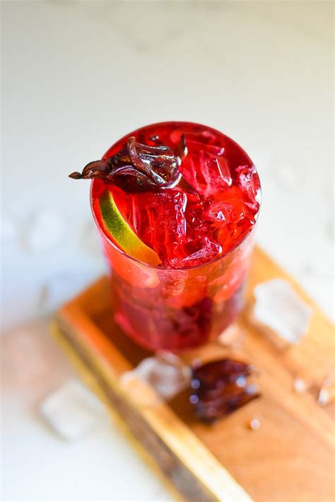 Easy Hibiscus Gin And Tonic With Elderflower Dash Of Jazz