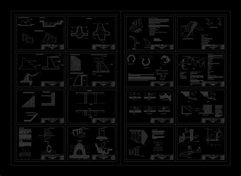 Puertos Y Presas En Autocad Librería Cad