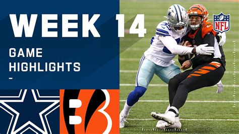 Cowboys Vs Bengals Week 14 Highlights Nfl 2020 Youtube