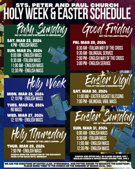 Sts Peter And Paul Parish Mississauga Easter And Holy Week