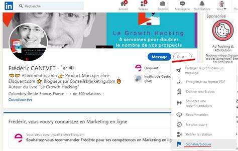 Comment Bloquer Un Contact Linkedin Voici Comment Bloquer Une