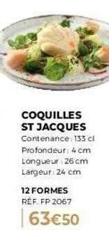 Promo Coquilles St Jacques Formes Chez Guy Demarle