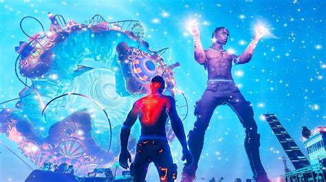 Les Folles Images Du Concert De Travis Scott Sur Fortnite