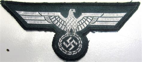 WH Heer Hoheitsabzeichen Wehrmacht Heer Flat Wire Breast Eagle