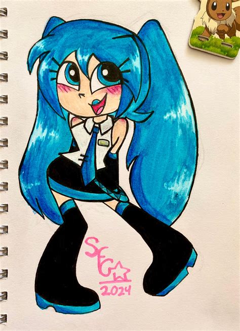 Hatsune Miku Mwgg Artstyle By Sparklefandomgirl203 On Deviantart